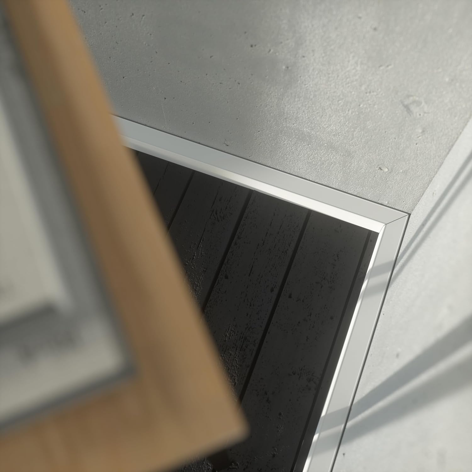 Kabelkanal selbstklebend, 10 × 1 m, 12 × 12 mm, Weiß – Ansicht 2